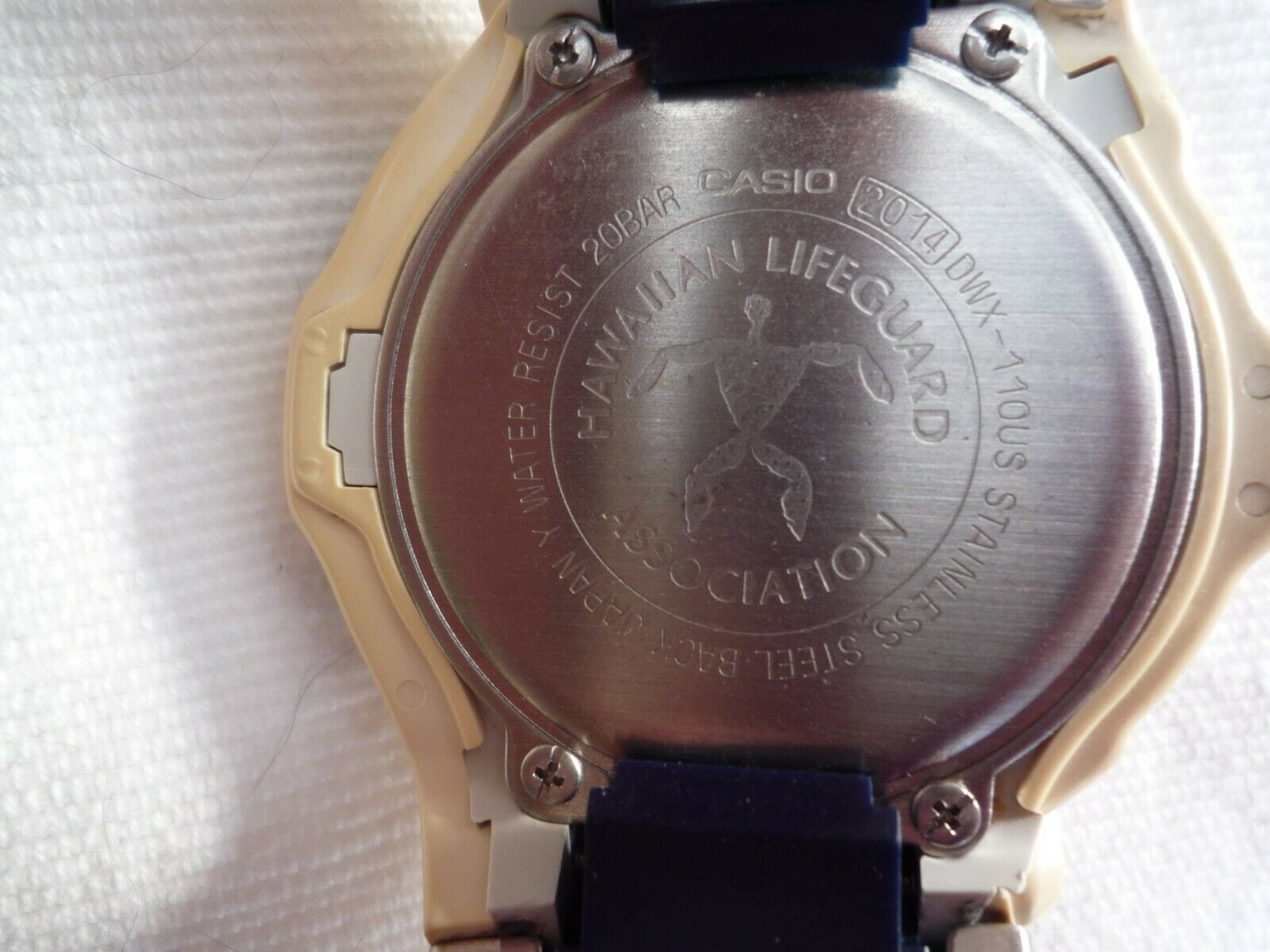Casio G Shock DWX-110US. Hawaiian Lifeguard Association. Used 