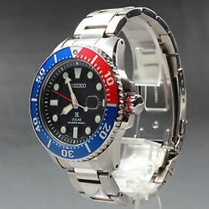 MINT w/Box] SEIKO Prospex V157-0DF0 SBDJ047 Scuba Solar 200m Pepsi
