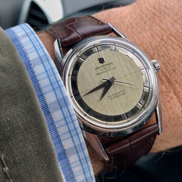 SOLD Universal Geneve Polerouter Jet reduced WatchCharts