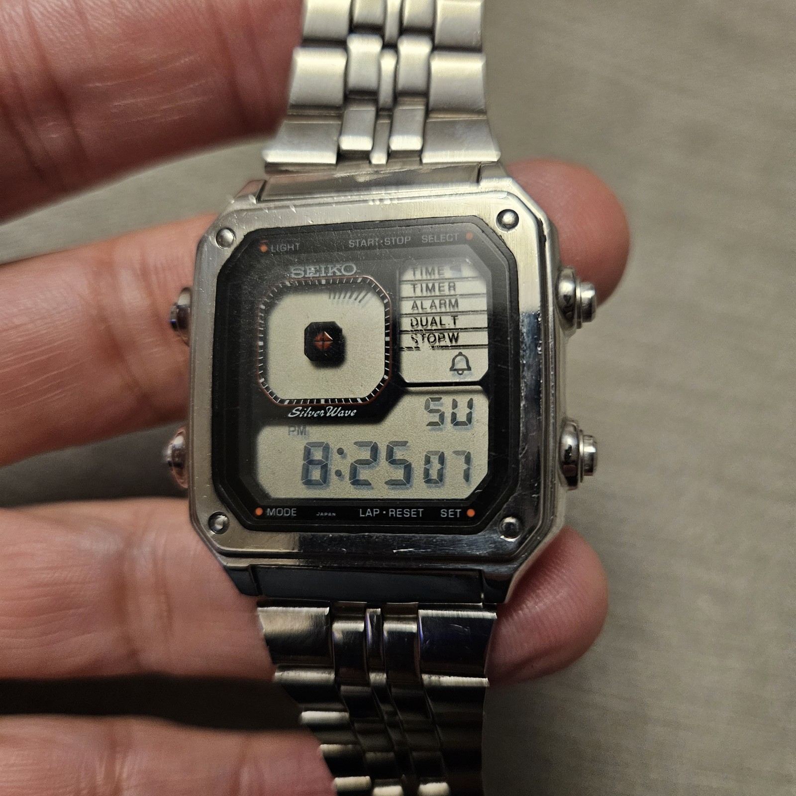 Vintage Seiko G757 5010 Sikver Wave Watch | WatchCharts