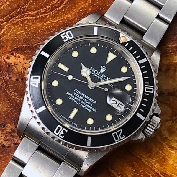 FS: 1985 Rolex Submariner Date 16800 Spider Dial | WatchCharts