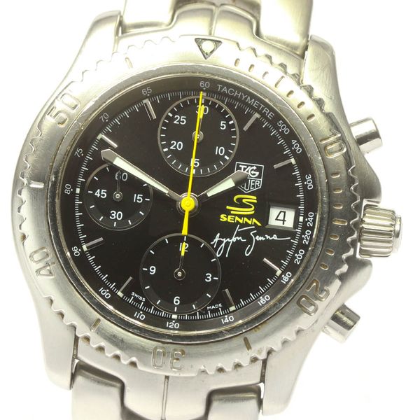 [TAG HEUER] TAG Heuer Link Ayrton Senna Limited Model Chronograph