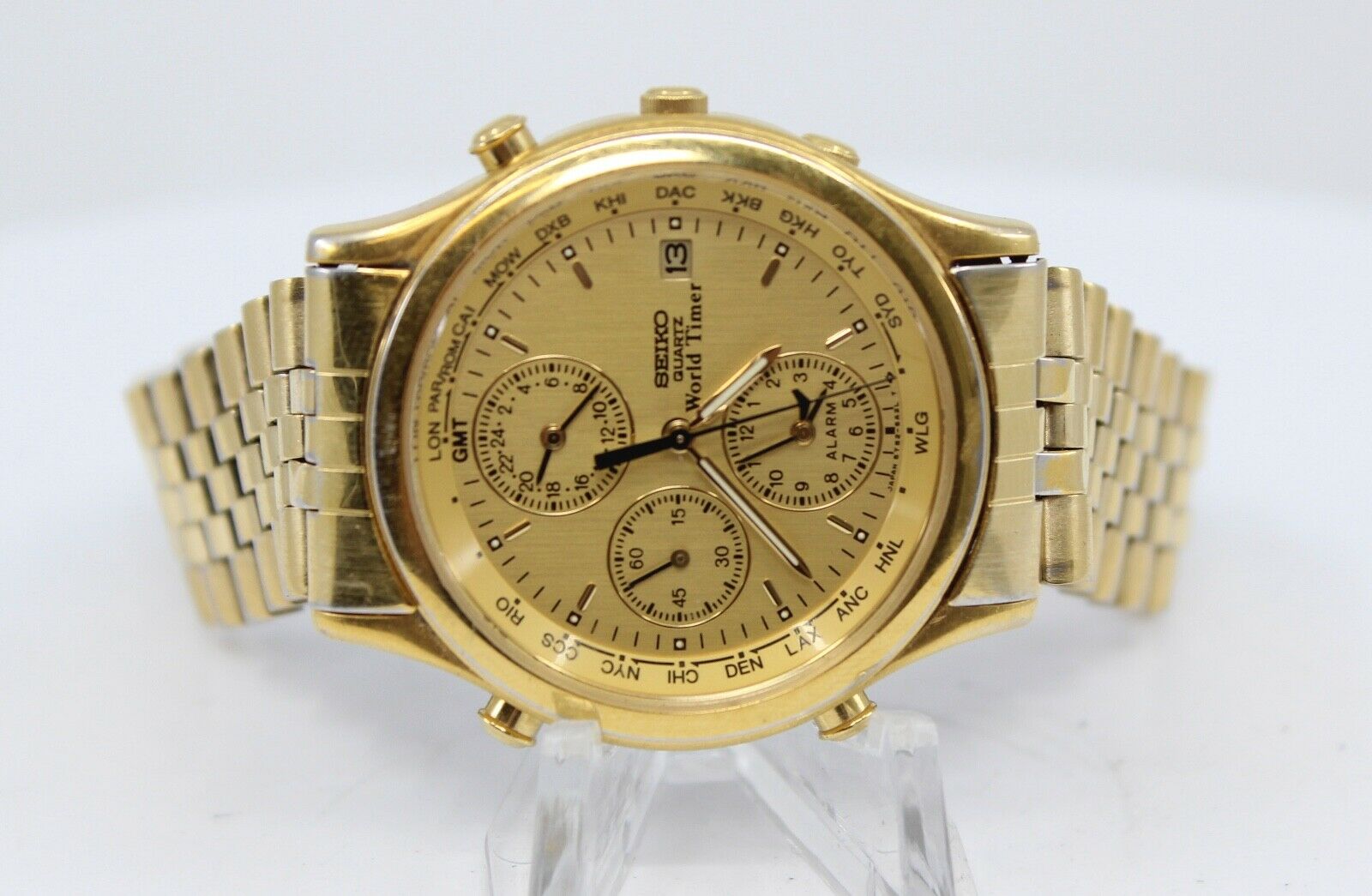 seiko world timer quartz