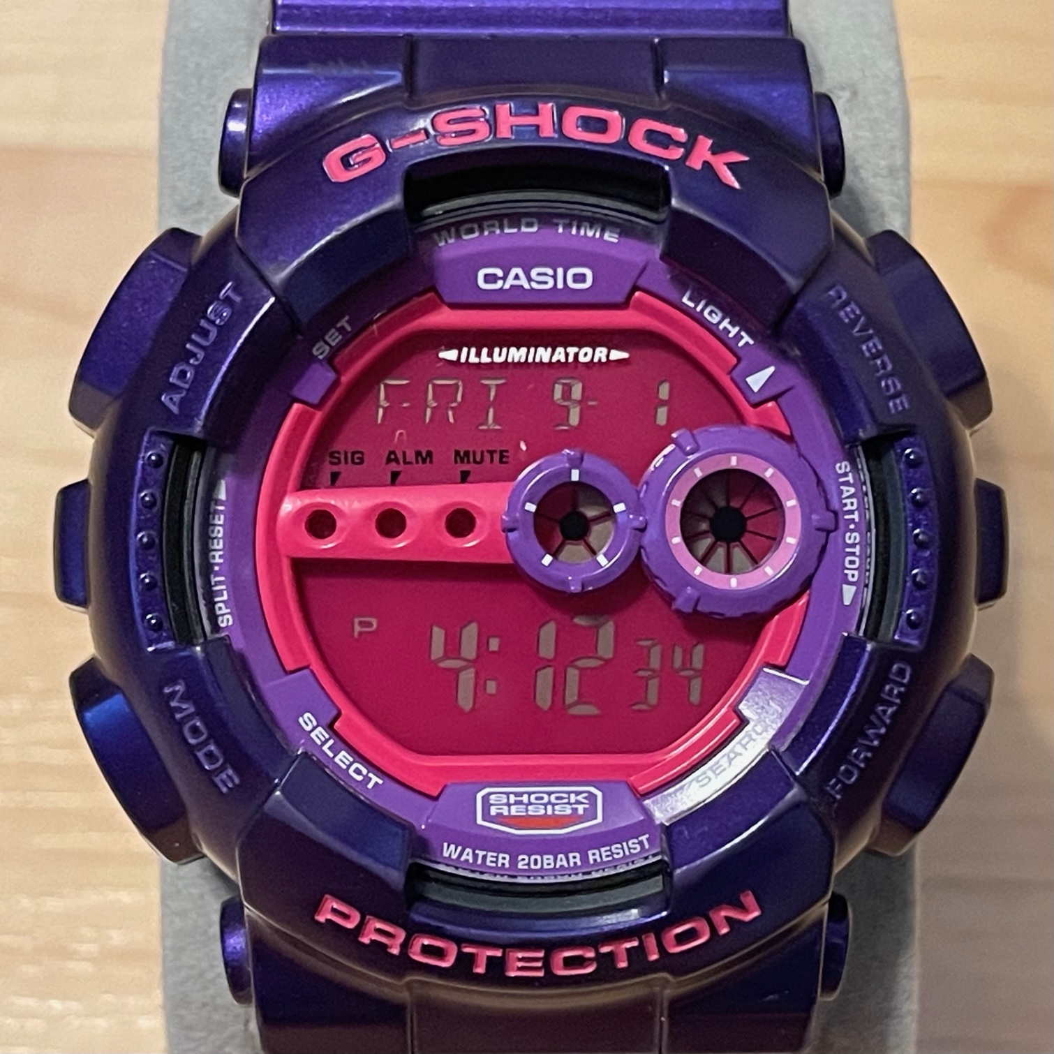 WTS] Casio G-Shock GD-100SC-6 Crazy Colors Series Purple Digital