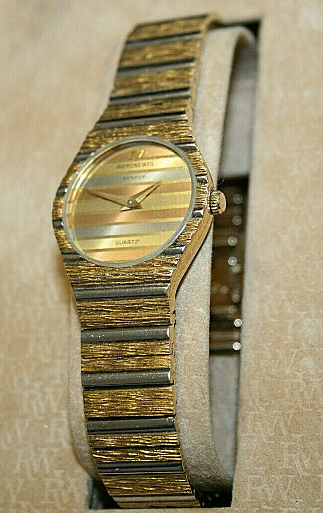 RAYMOND WEIL 腕時計 18K ELECTROPLATED 9022 Raymond Weil 9022 Tu-tone 18k Gold Electro-plate Swiss Quartz
