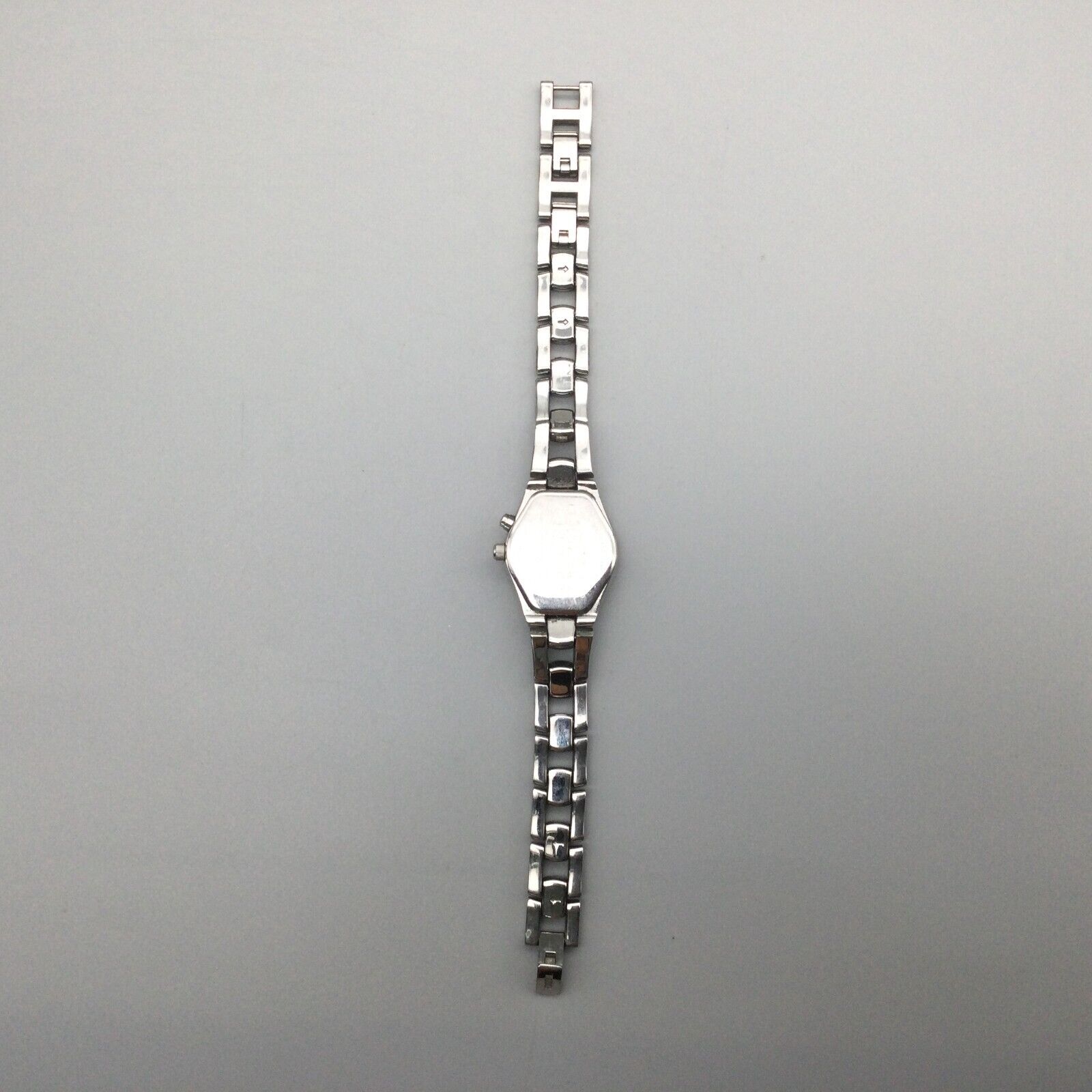 Vintage Fossil Big Tic Watch Silver Tone Seconds Animation ES-9874 Fossil Big Tic Polished Case Casual Wristwatches for sale | eBay main image 2