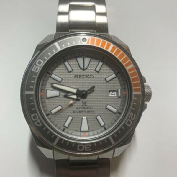 Seiko Prospex Samurai Dawn Grey Limited Edition Mens Watch Srpd03k1