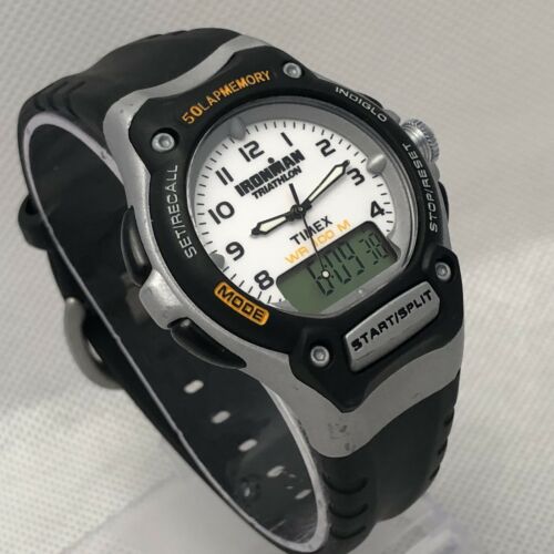 Timex Ironman Triathlon Digital Analog Alarm Chronograph Men's Watch 939 |  WatchCharts