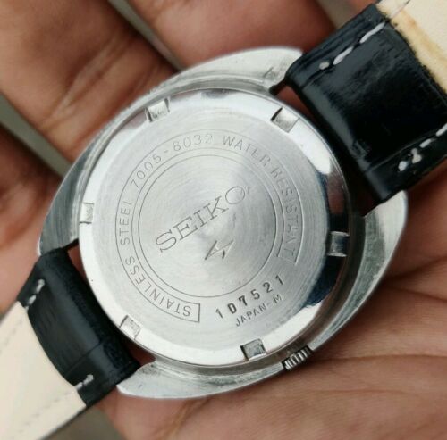 70's Vintage Seiko Automatic Movement 7005-8032 Japan Made Men's