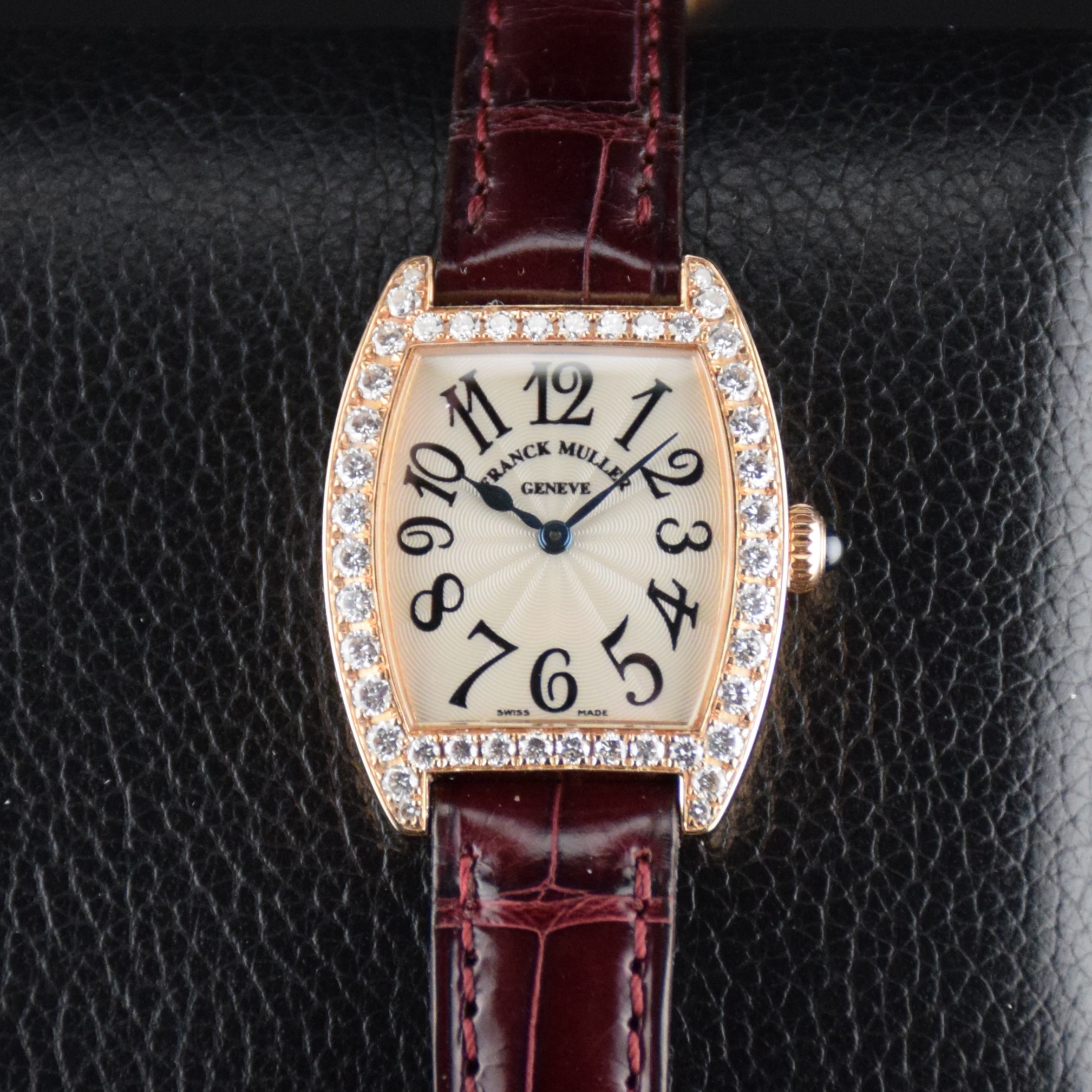 WTS Franck Muller 18kt Gold 2251 Cintree Curvex Diamond Bezel