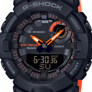 Casio G Shock Step Tracker Gmab800sc 1a4 Orange Women 0m Bluetooth Watchcharts