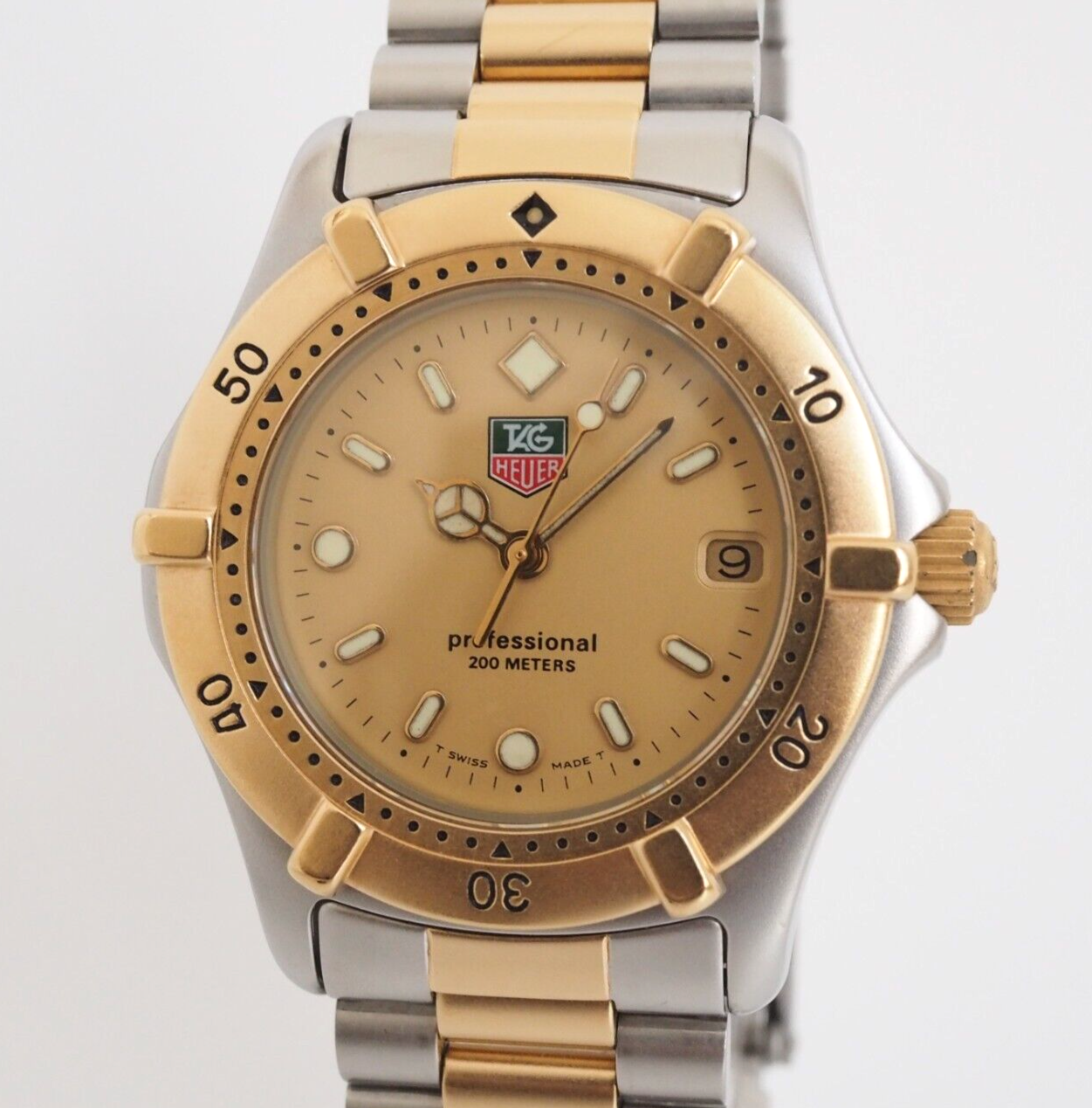 動作品 TAG HEUER プロフェッショナル200 デイト WE1220-R