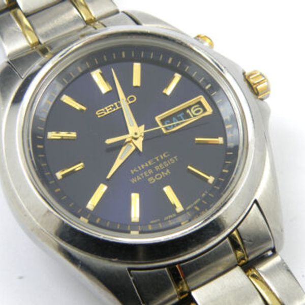 Mens Seiko Kinetic Watch 5M63-0AC0 - 50m | WatchCharts Marketplace