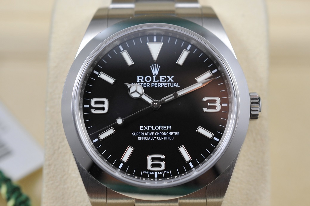 FS Rolex Explorer I 214270 Stainless Steel Watch 39mm MK2 Dial