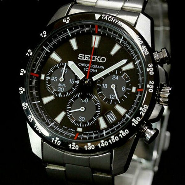 SEIKO Chronograph SSB031P1 SSB031P SSB031 SSB031PC Men's Watch NEW ...