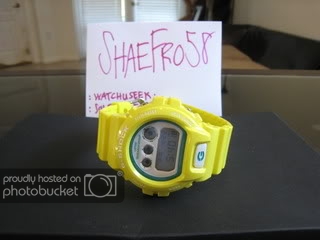 FS: Casio G-Shock DW-6900H-4 Red FOX FIRE And Yellow LRG DW-6900LR