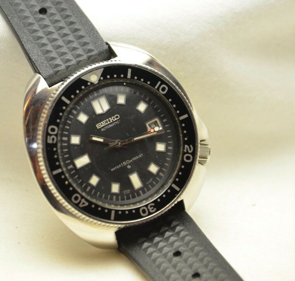 Iconic Vintage Seiko 6501 8119 Dive Diver Automatic Caliber 6501B