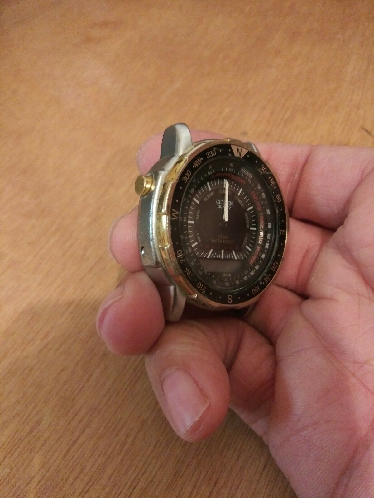 Citizen 8948-088344 Alarm Chronograph Men's For Parts Watch