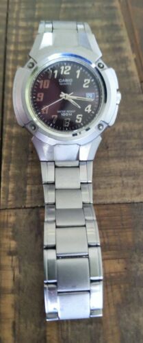 Vintage CASIO MTP-3036 Watch quartz water resistant date stainless