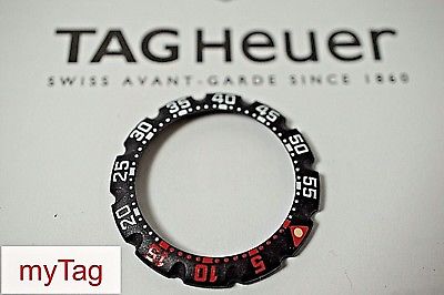 TAG Heuer F1 Midsize Black/Red 32mm Bezel WA1211, WA1214