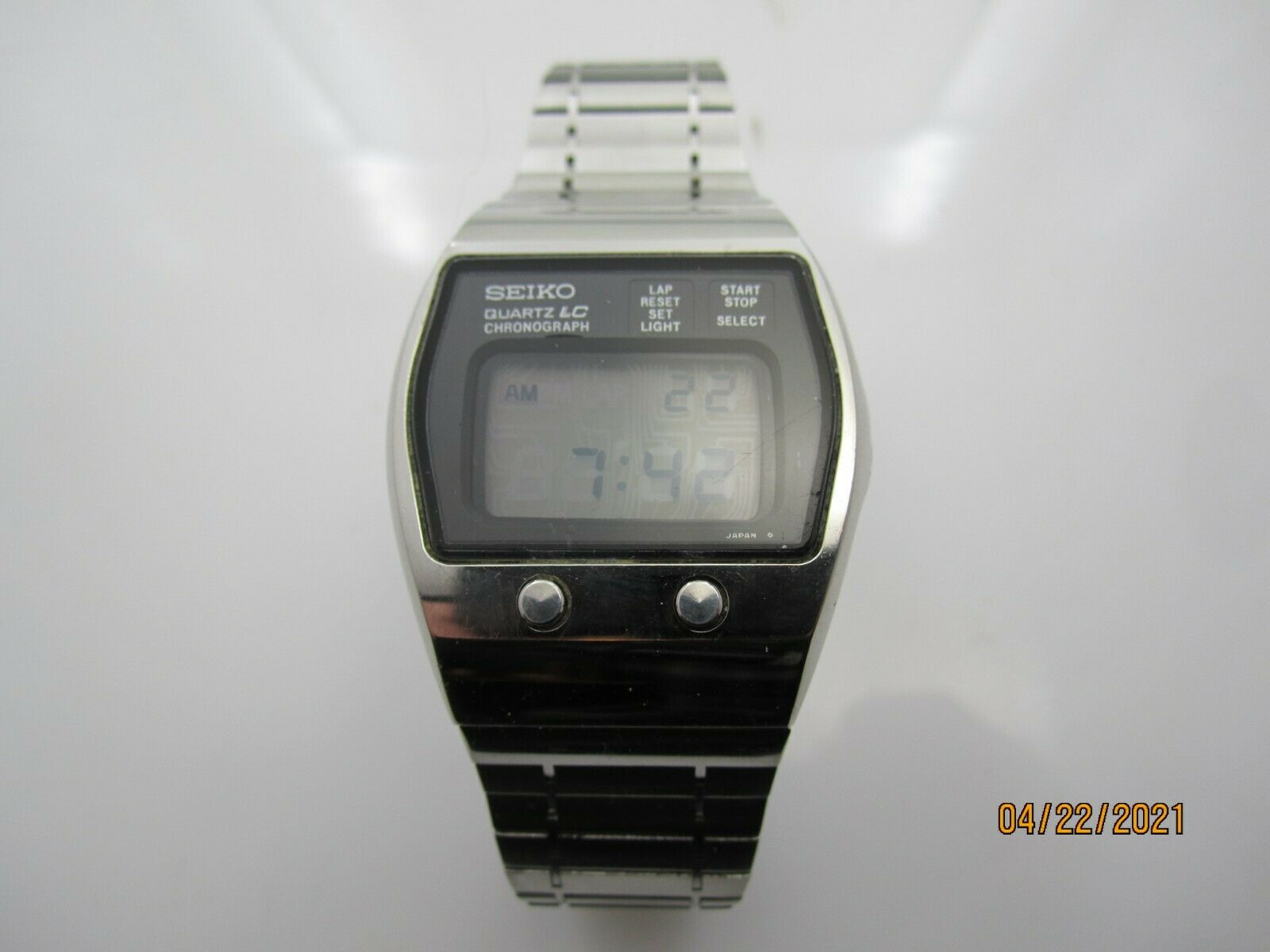 SEIKO 0634-5009 Vintage 1976 LCD Digital Chrono - | WatchCharts Marketplace