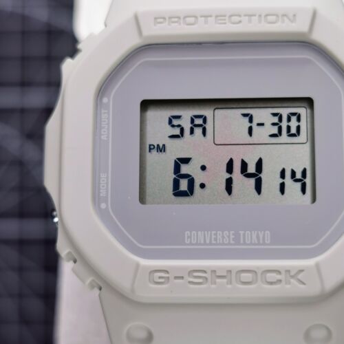 Casio G-Shock CONVERSE TOKYO DW-5600 Square Grey / White DW-5600CONV22-8  Limited | WatchCharts Marketplace