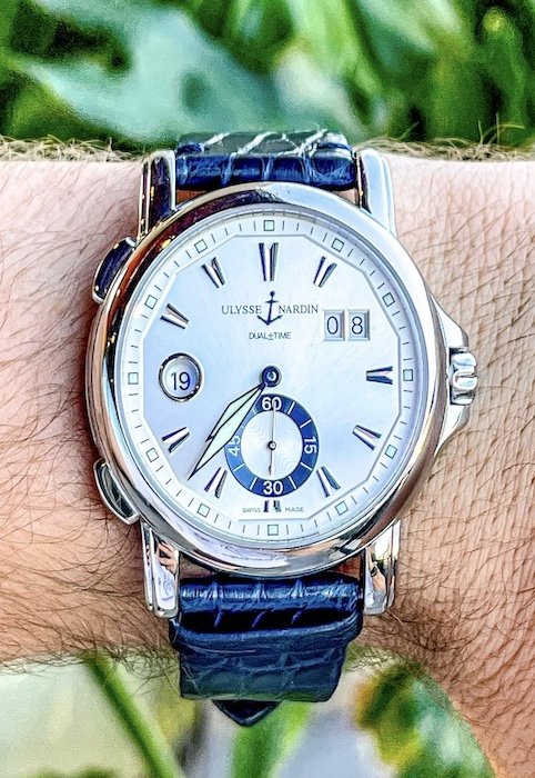 4 200 USD FSOT Ulysse Nardin Dual Time Steel Silver Dial 243 55