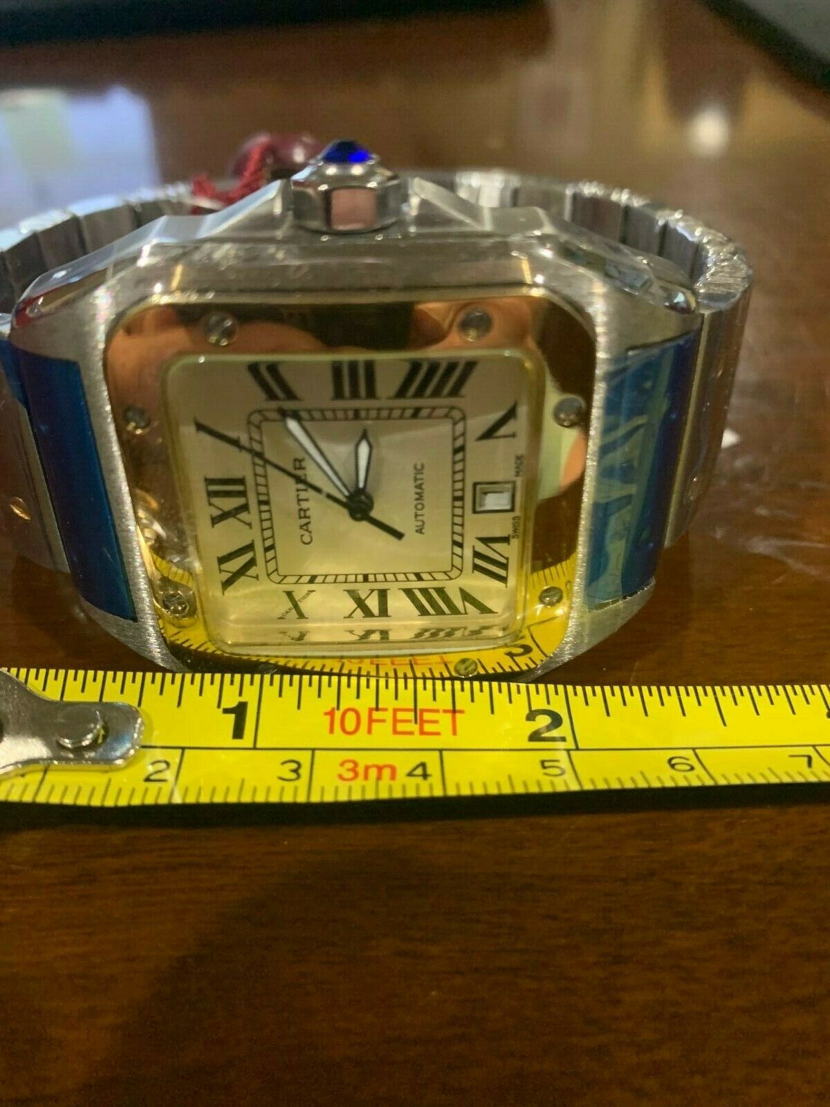 SANTOS DE CARTIER 100 QUARTZ CASE Large Model 838815MX 2878 