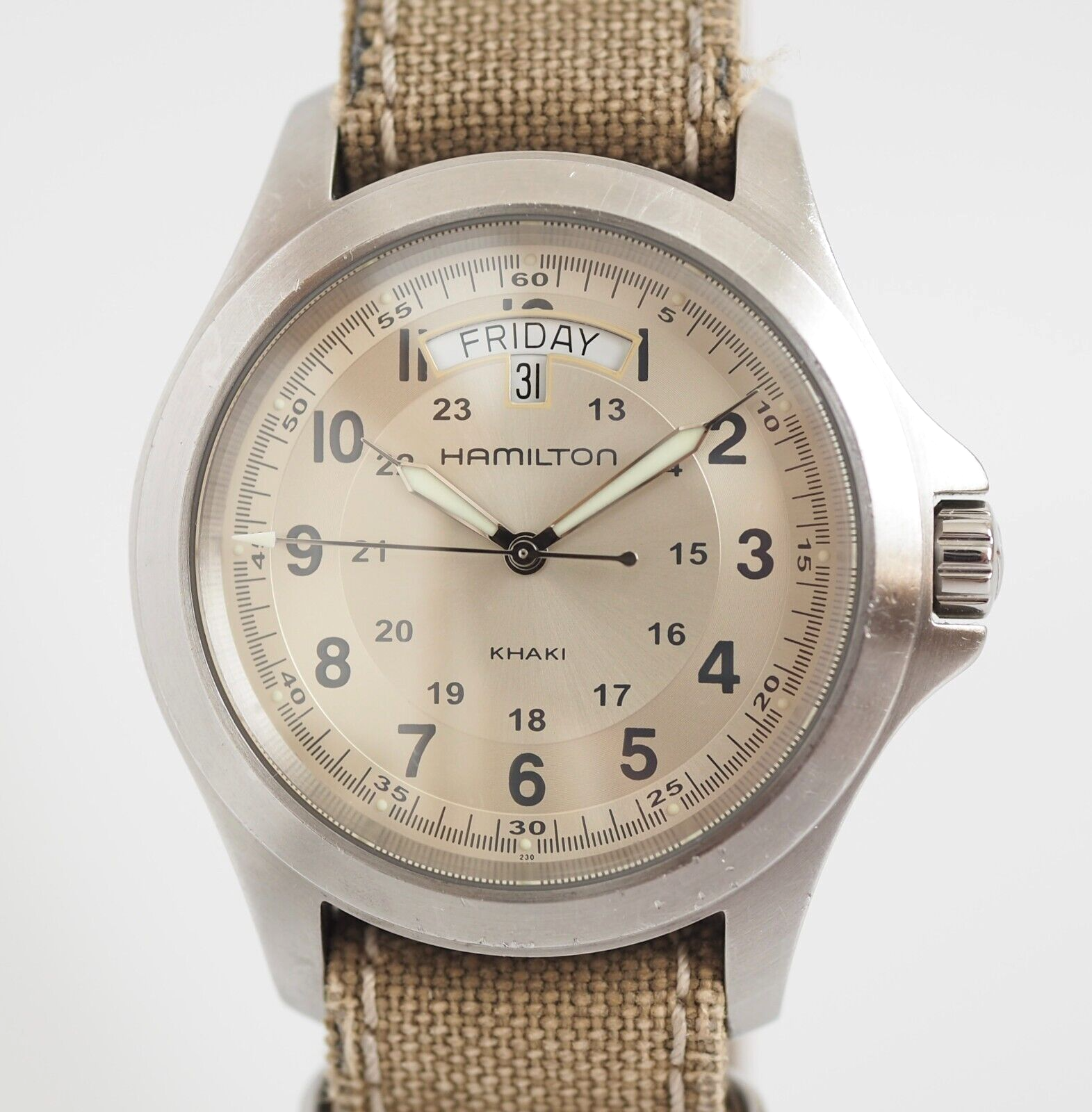 Khaki Hamilton H644510 HAMILTON New]hakohofu クォーツ腕時計