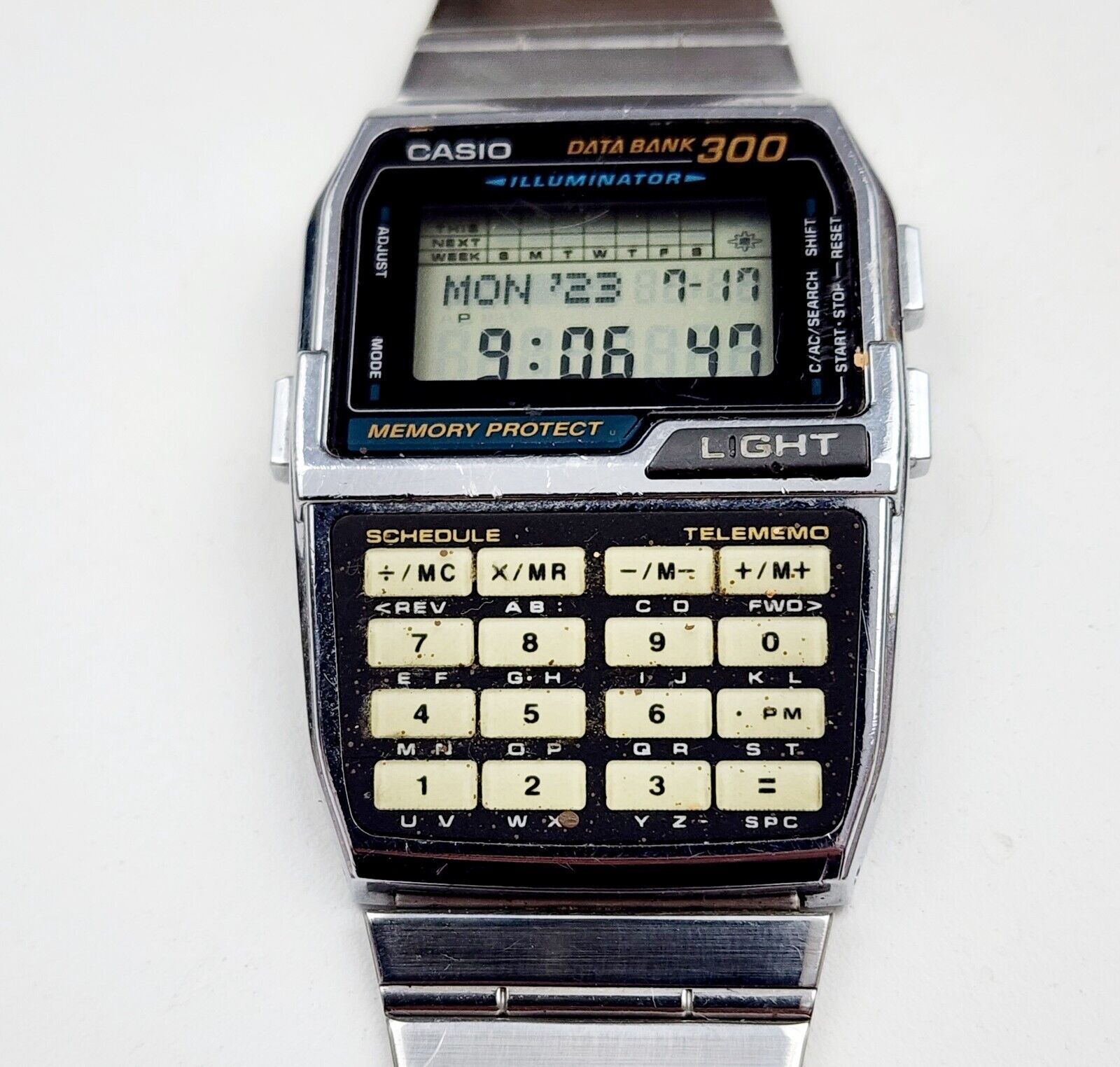 Men's Vintage 90's Calculator-Watch CASIO 