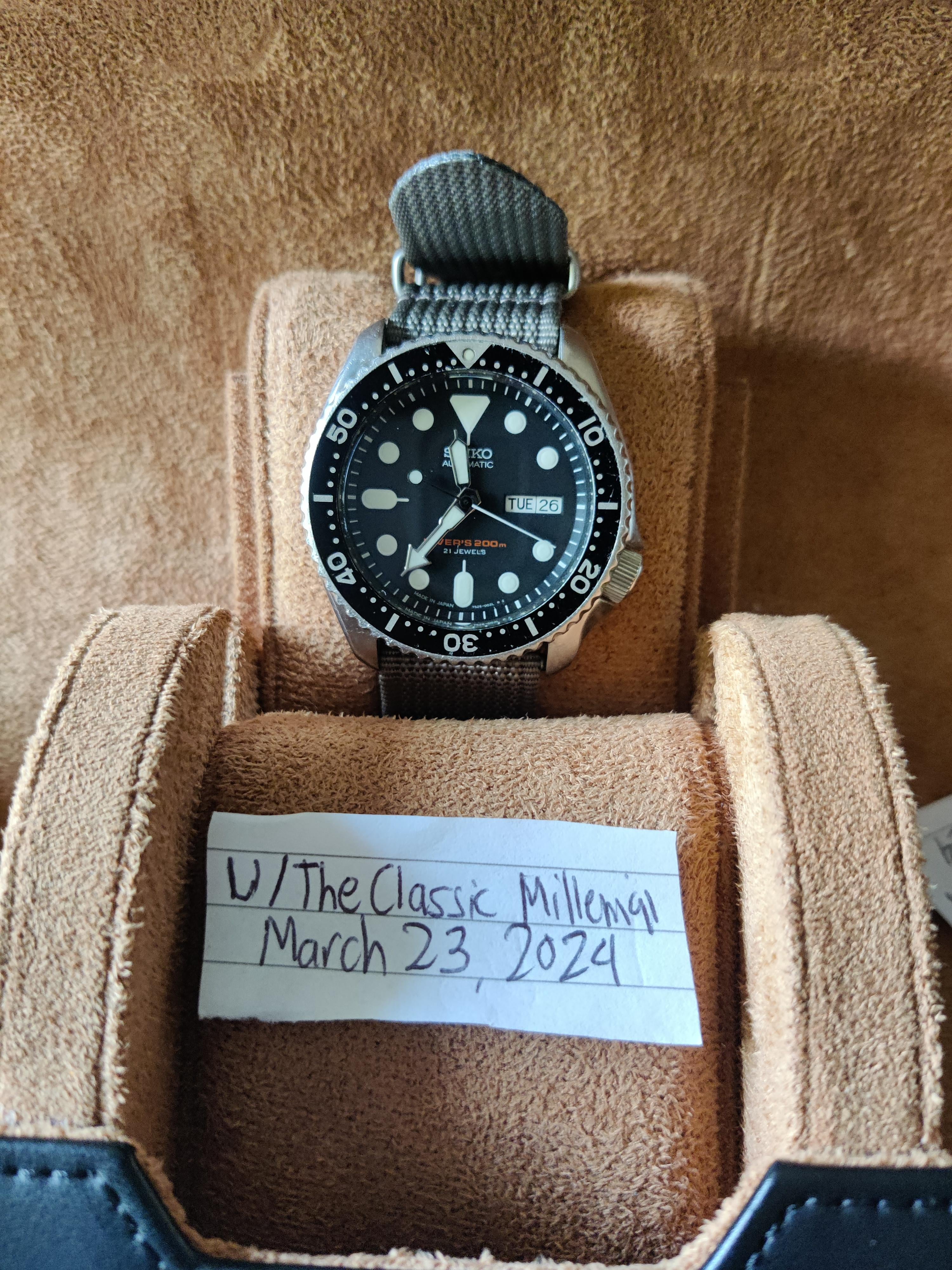 WTS Seiko SKX007J Made in Japan Arabic Date wheel SKX Divers WatchCharts Marketplace