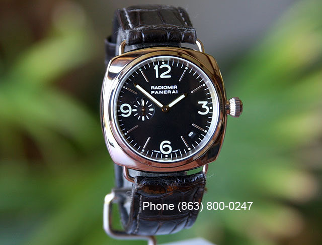 FS Panerai PAM 62 Radiomir White Gold Zenith Movement GORGEOUS