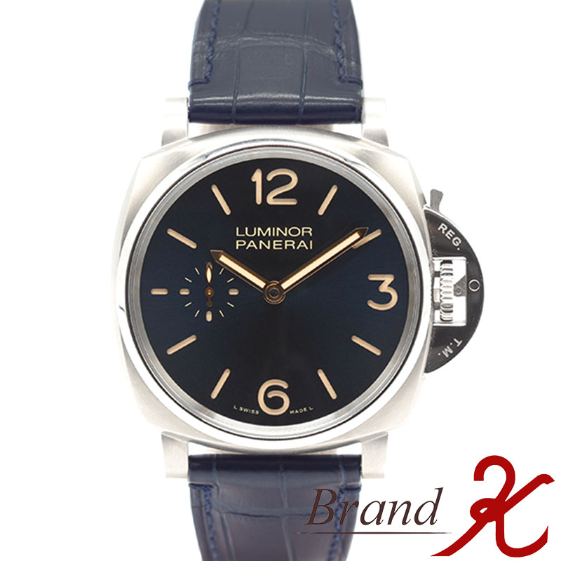 Hamacho store PANERAI Lumiere Due 3 Days Titanio PAM00728 Blue