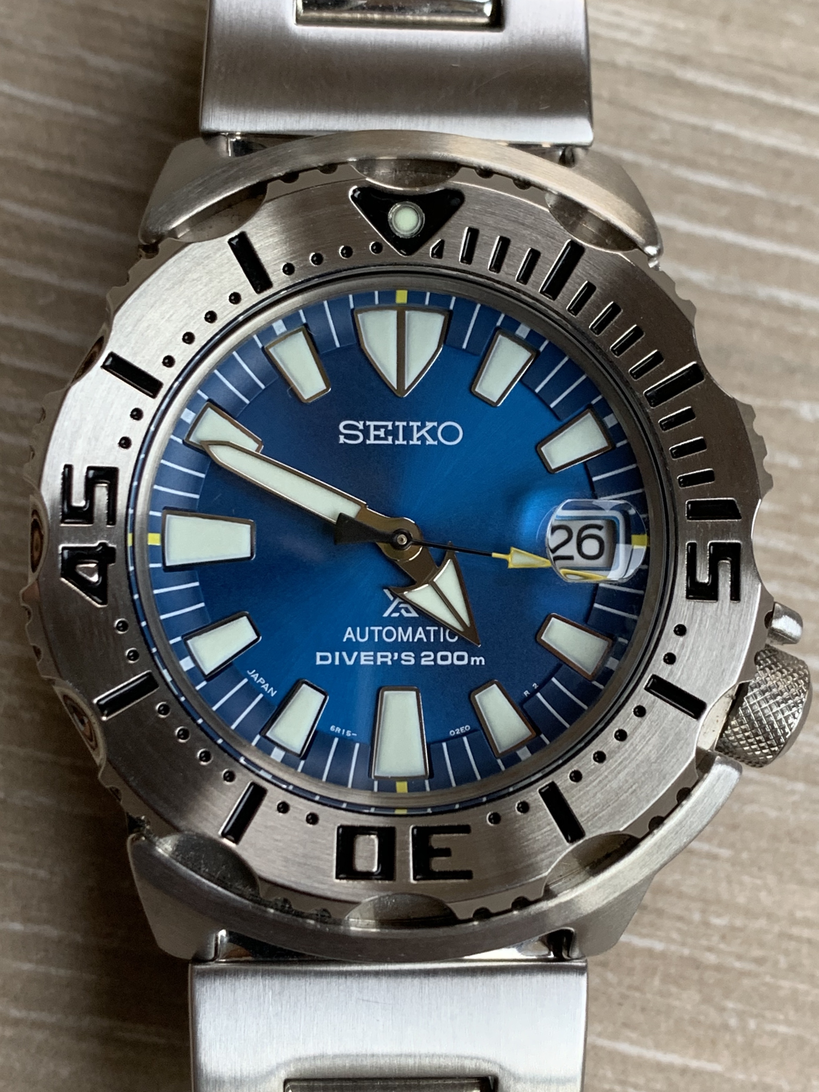 FS: Seiko MONSTER, SBDC067 Blue Coral Reef | WatchCharts