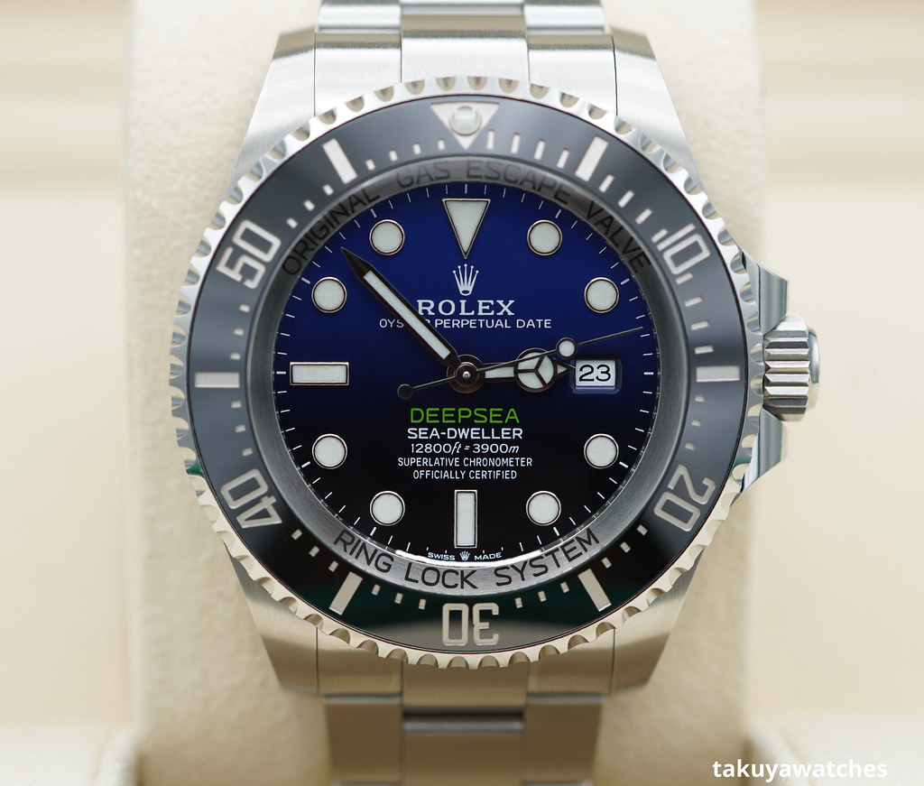 FSOT Rolex 126660 DEEPSEA D BLUE DIAL JAMES CAMERON 2021 WARRANTY