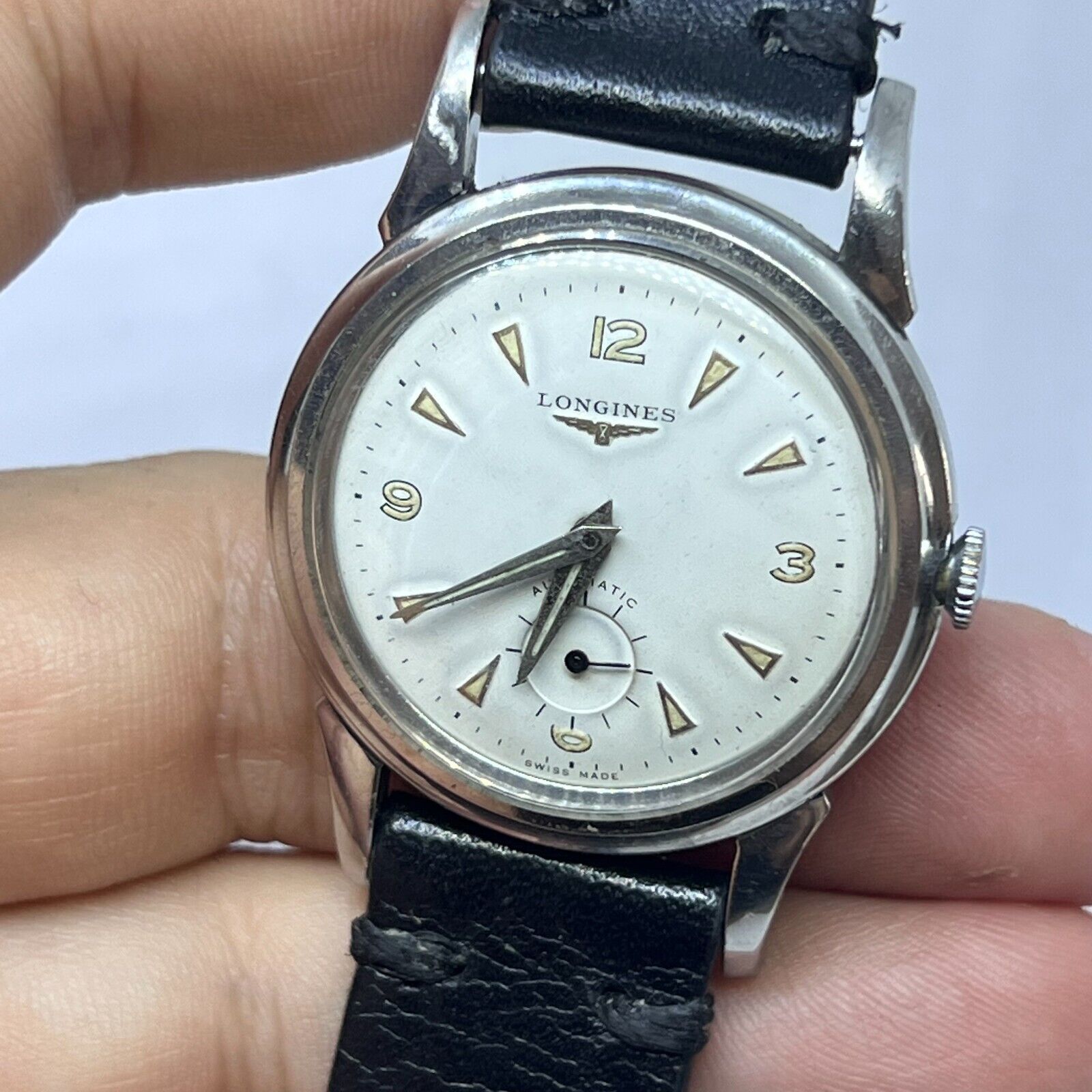 VINTAGE LONGINES REF. 6000 CAL. 22L RARE AUTOMATIC 35 MM FANCY