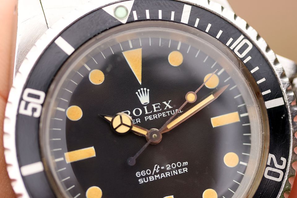 1971 Rolex Submariner 5513 Vivid Yellow Patina WatchCharts