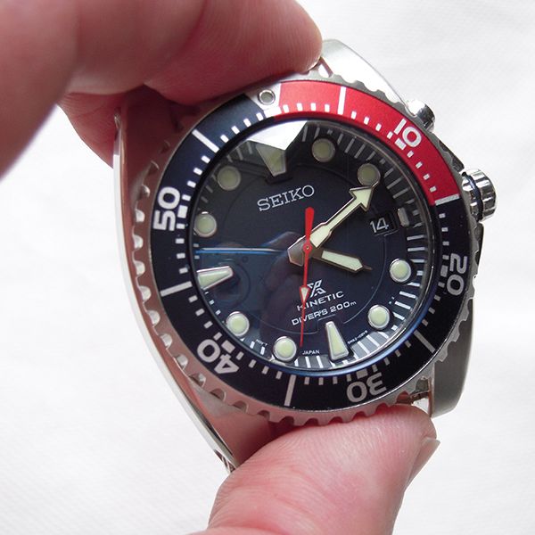 FS: Seiko SKA369 kinetic diver, no longer in production!- modified Pepsi BFK!  | WatchCharts