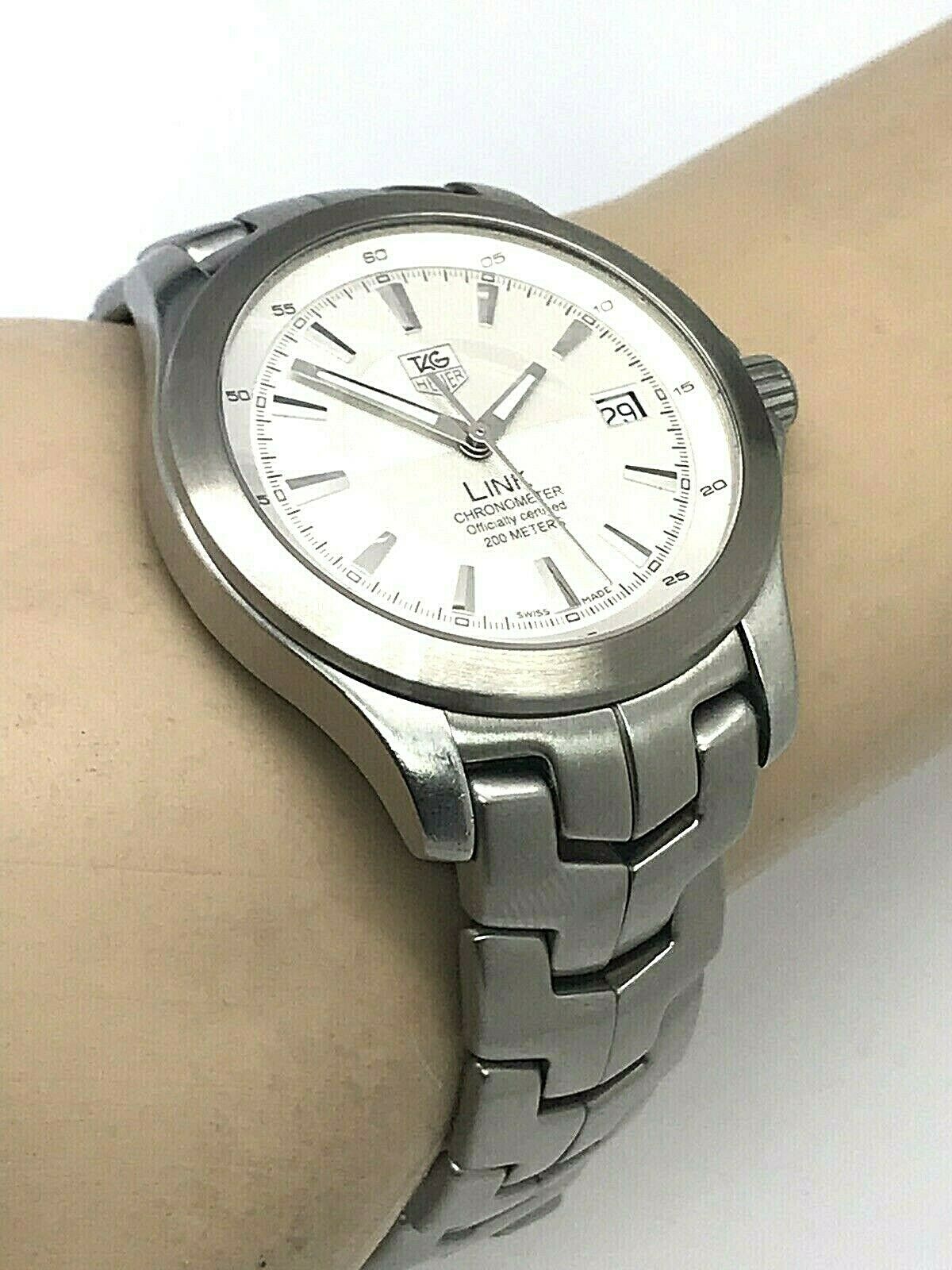 Tag Heuer Link Chronometer Stainless Steel Swiss Automatic Men's 