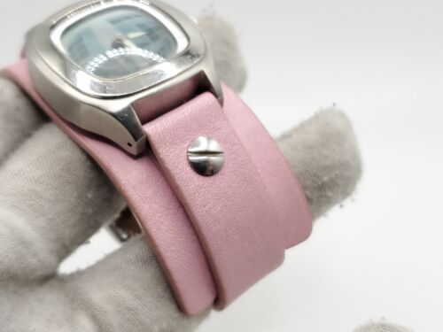 Vintage Fossil JR8295 Big Tic Watch Women Pink leather Band 32mm Fossil Big Tic JR-7877 Pink Analog & Digital Silver Tone  main image 2