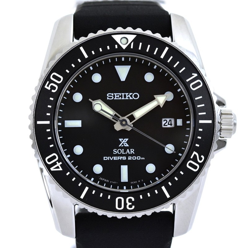 Seiko Prospex Diver Scuba SBDN075 V147-0CS0 Solar QZ stainless