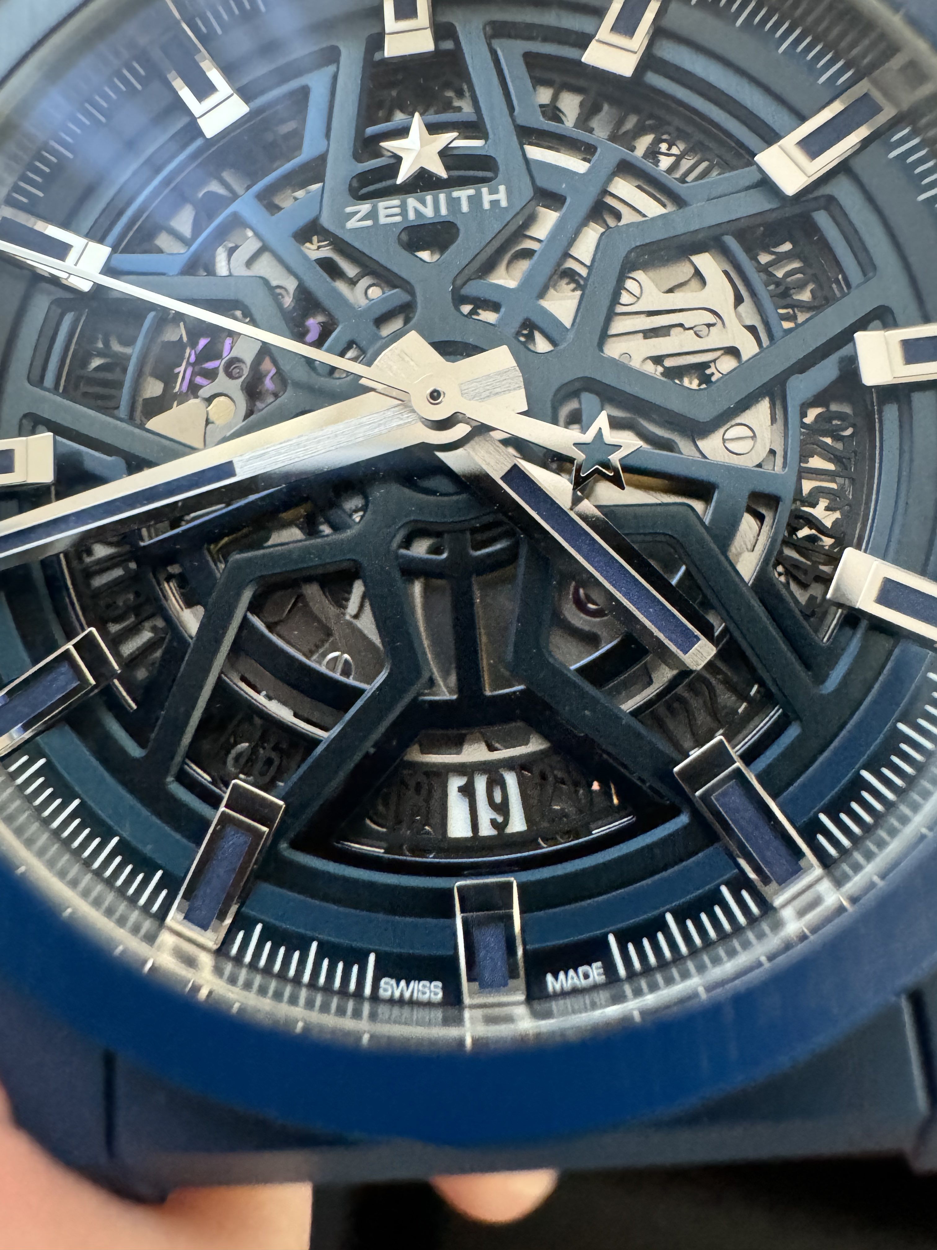 Zenith - Defy Classic Blue and White Ceramic