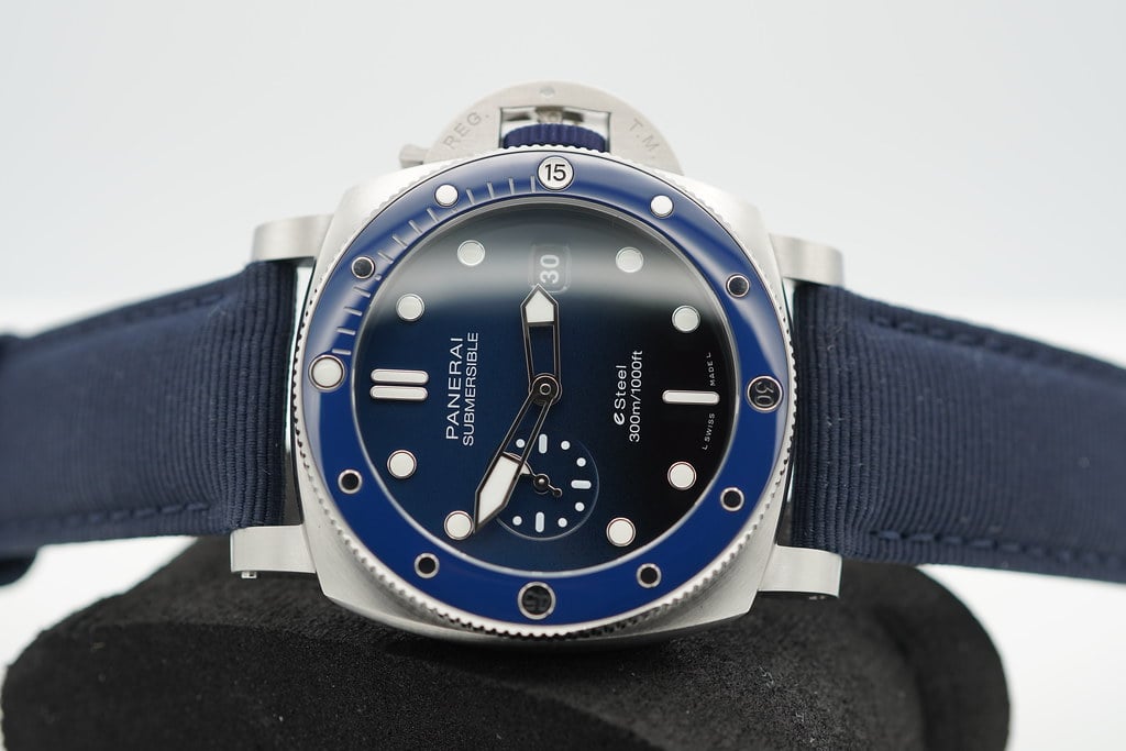 WTS 2023 PANERAI PAM 1289 SUBMERSIBLE Quarantaquattro eSteel BLU