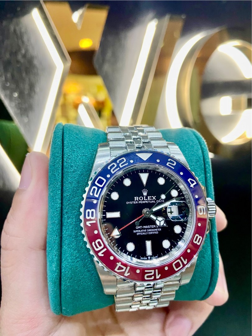 2022 Rolex GMT Master II Pepsi Jubilee 126710BLRO WatchCharts