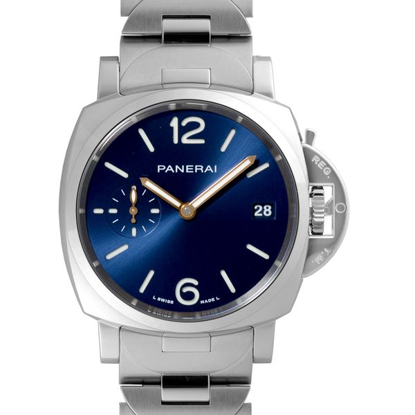 [New] [New in 2021] Panerai PAM01123 Luminor Due 38mm SS Breath Blue ...