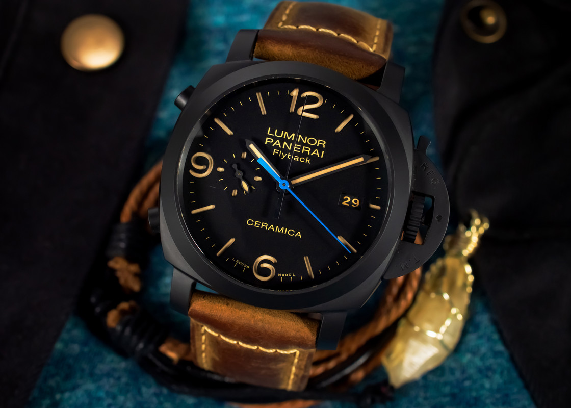 FS Panerai Luminor 1950 3 Days Chrono Flyback Ceramica BOX