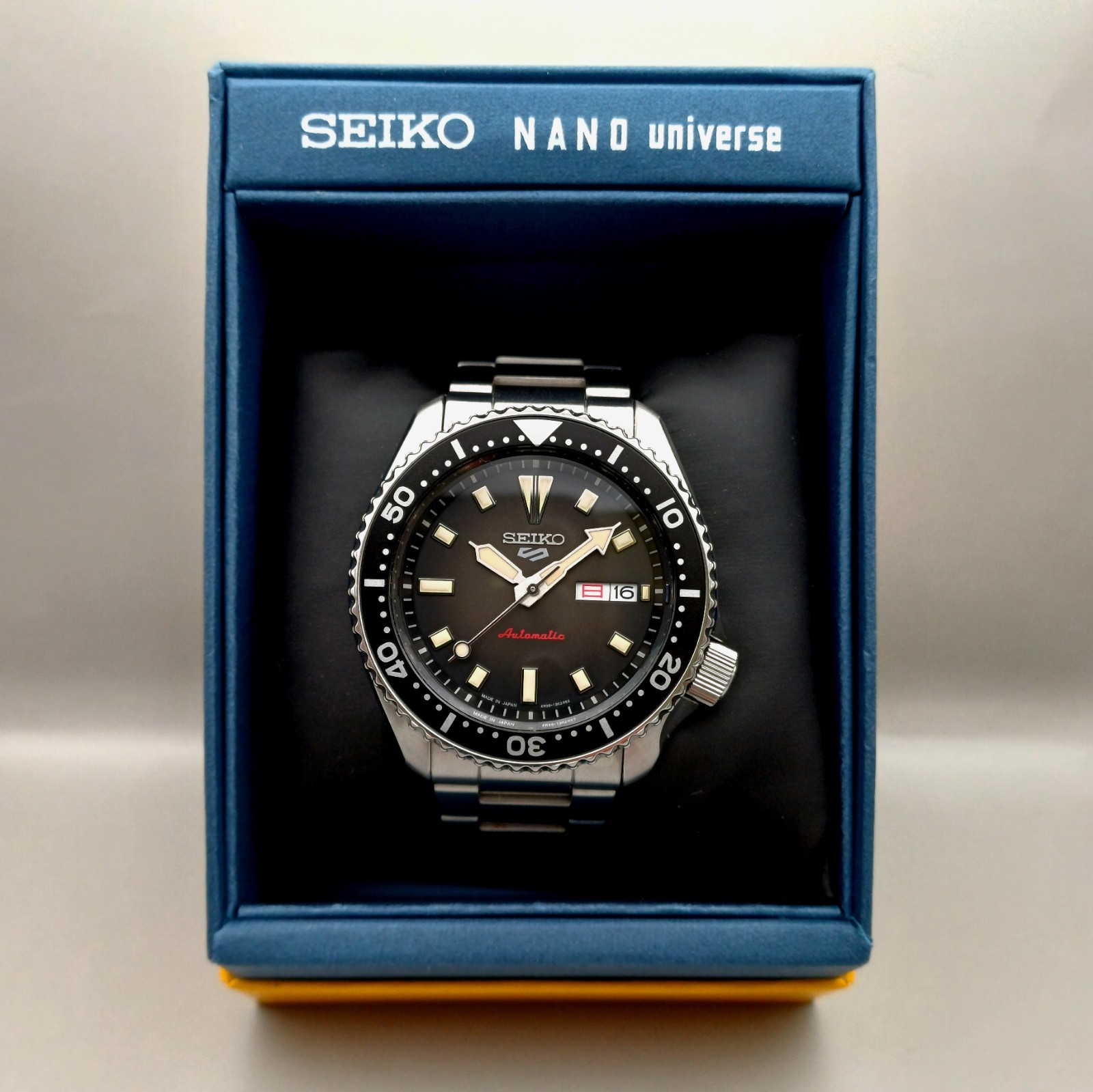 Seiko 5 Sports SBSA187 x Nano Universe 4R36-13Z0 | JDM | Full Set