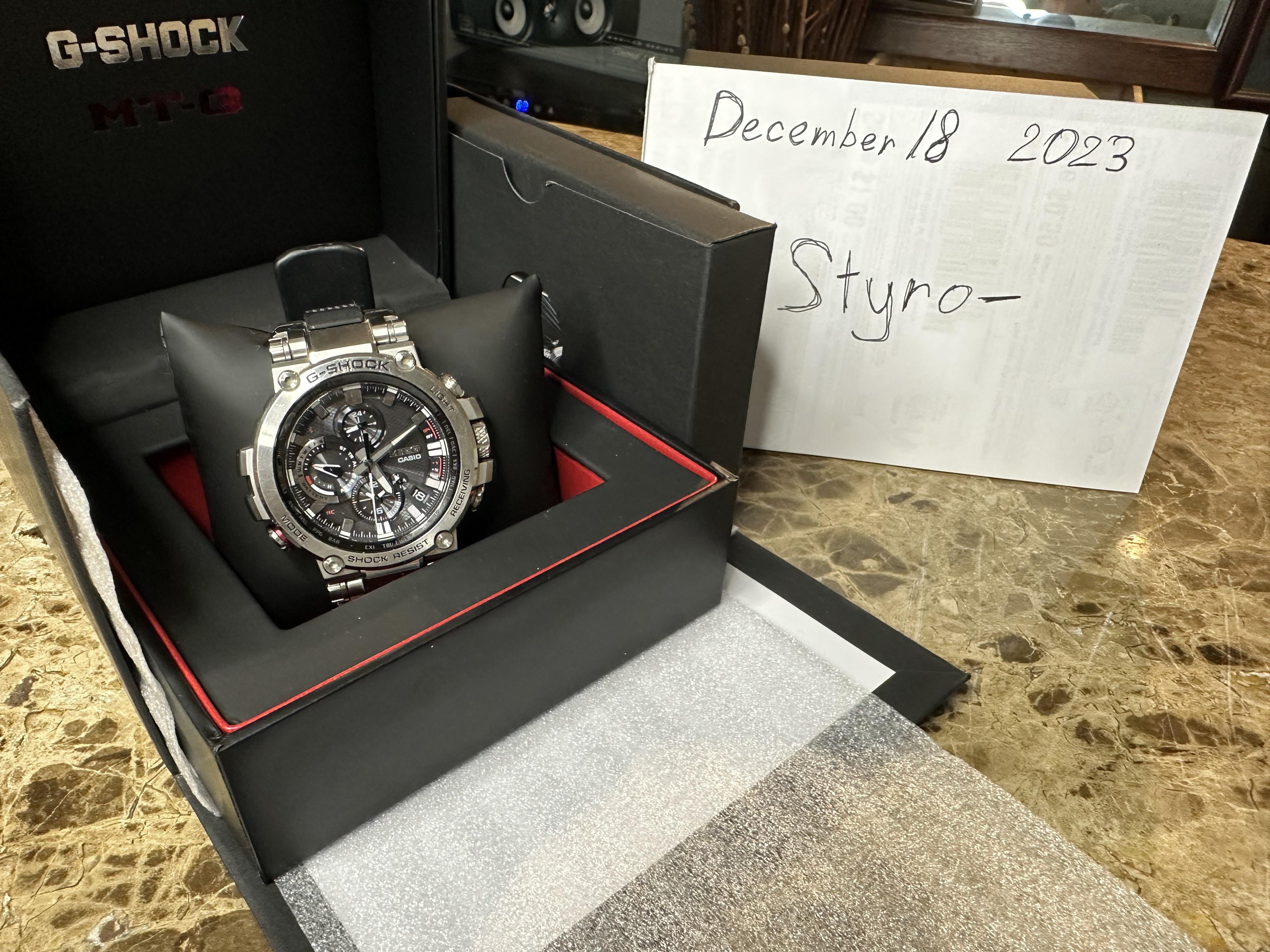 WTS] Casio G-Shock MTG-B1000-1AJF | WatchCharts Marketplace