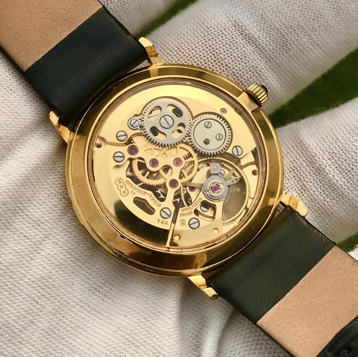 WTS]Rare Vintage Bucherer Skeleton Manual Winding T44 MSR “1990s 