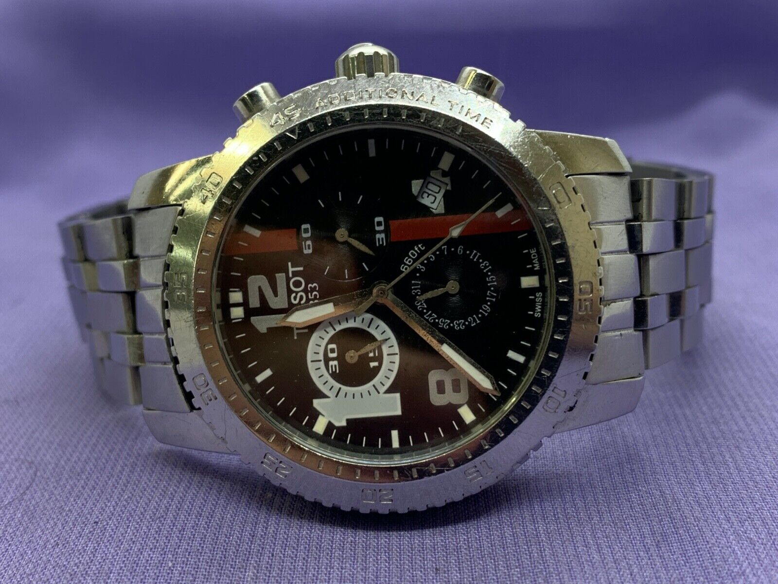 TISSOT クロノグラフ　オーウェン Tissot 1853 Michael Owen Limited Edition 0001/4999 Quartz
